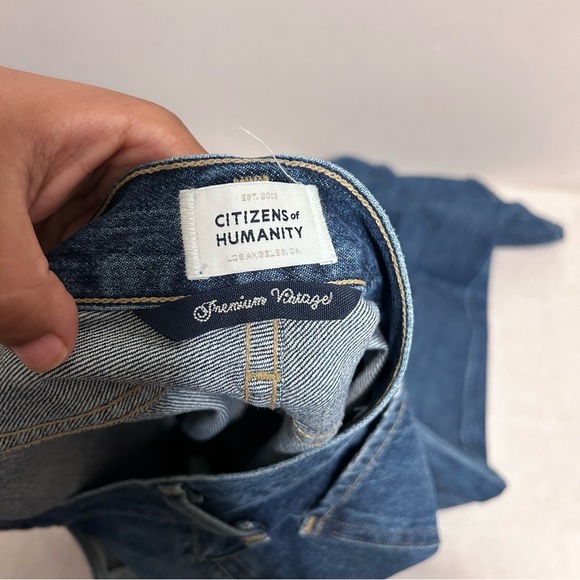 Citizens of Humanity Annina Premium Vintage Hi-Rise Button Fly Wide Leg Jean 32 - Picture 10 of 13